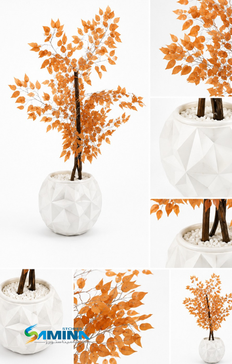 شجرة بنجامينا صناعية سيمون – 110 سم - Artificial Ficus Benjamina Tree – 110 cm