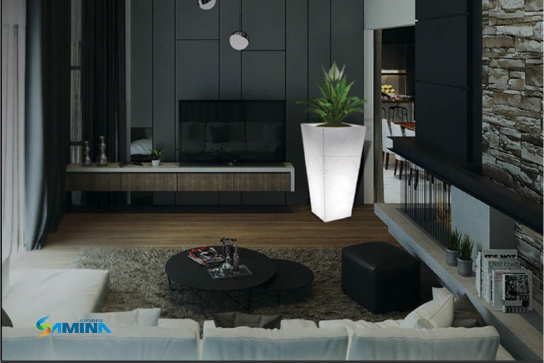 احواض نباتات مضئ Prossimo Illuminato من Kenzi Botanics هو حوض ديكوري فاخر مصنوع من خامة
والتي توفر مزيجًا مثاليًا من المتانة، خفة الوزن، والعمر الافتراضي الطويل.