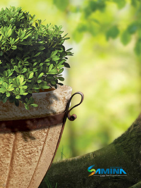 حوض نباتات ديكوري بولي إيثيلين عالي النقاء Ferro Vera Classic Kanzi Botanics (High Pure Polyethylene)