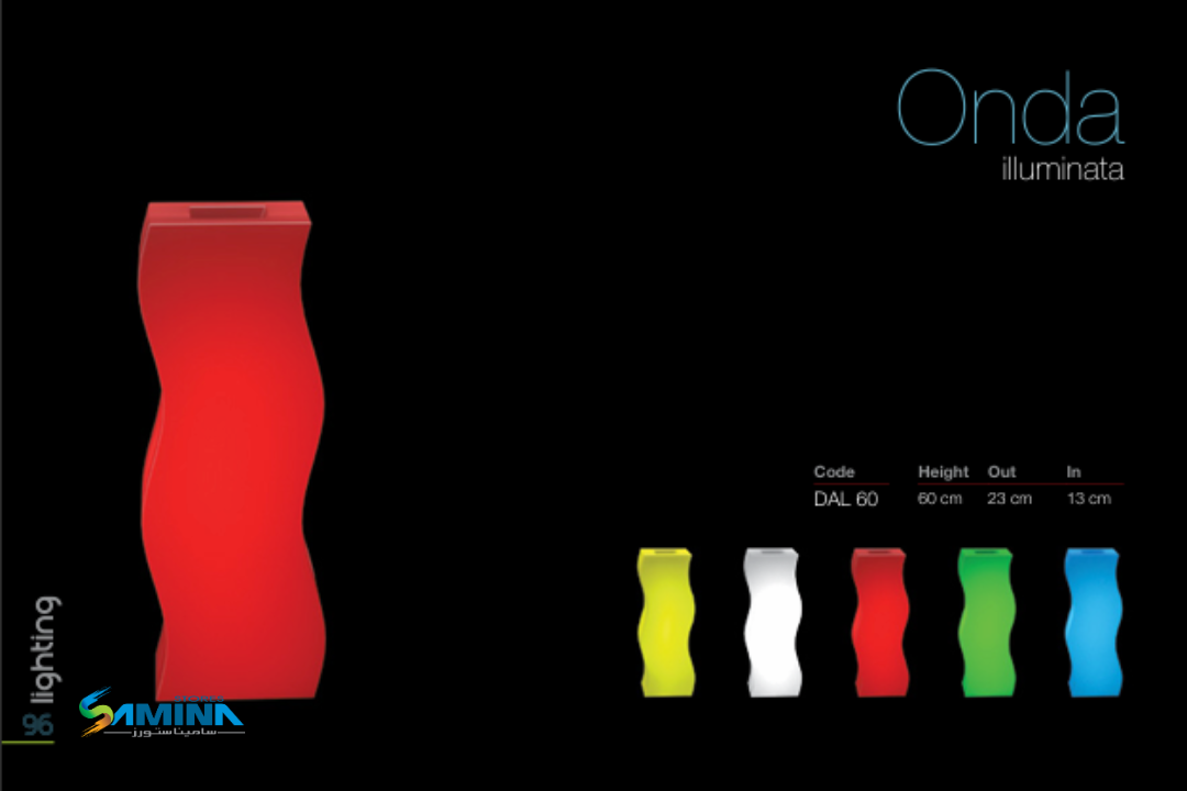 احواض نباتات مضيئه Onda - Illuminata من Kenzi Botanics هو حوض ديكوري فاخر مصنوع من خامة
والتي توفر مزيجًا مثاليًا من المتانة، خفة الوزن، والعمر الافتراضي الطويل.