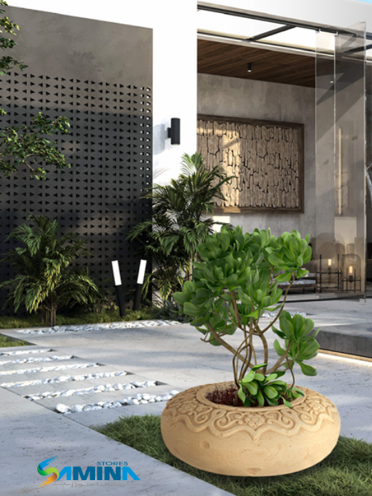 حوض نباتات ديكوري بولي إيثيلين عالي النقاء MAJO – Kenzi Botanics (High Pure Polyethylene)