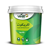 اكريكوت مط ابيض بستلة 9 لتر
