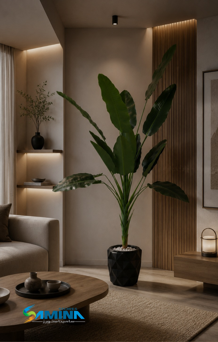 شجرة موز صناعية 16 ورقة – 210 سم - Artificial Banana Tree – 16 Leaves – 210 cm