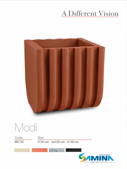 حوض نباتات ديكوري بولي إيثيلين عالي النقاء MODI- Kanzi Botanics (High Pure Polyethylene)