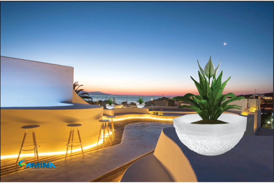 احواض نباتات  مضيئه Marvel Illuminato من Kenzi Botanics هو حوض ديكوري فاخر مصنوع من خامة
والتي توفر مزيجًا مثاليًا من المتانة، خفة الوزن، والعمر الافتراضي الطويل.