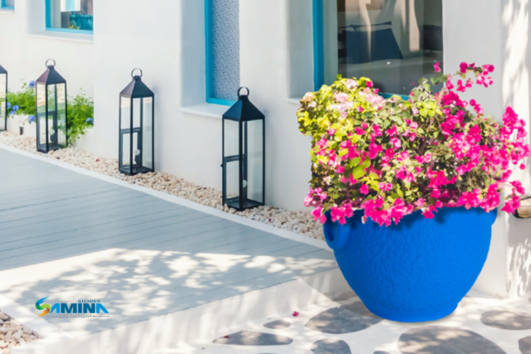 حوض نباتات ديكوري بولي إيثيلين عالي النقاء Romanita MODERN Kenzi Botanics