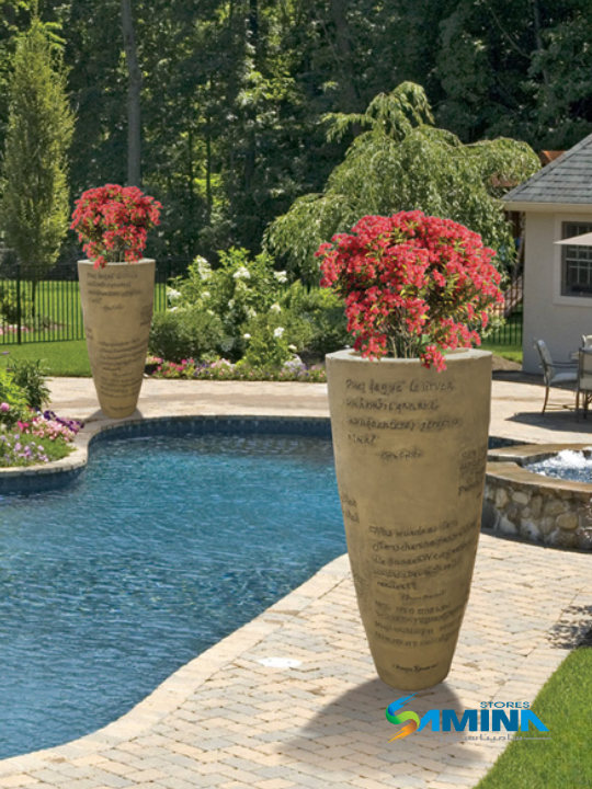  حوض نباتات ديكوري بولي إيثيلين عالي النقاء Tarnima - Classic  Kanzi Botanics (High Pure Polyethylene)