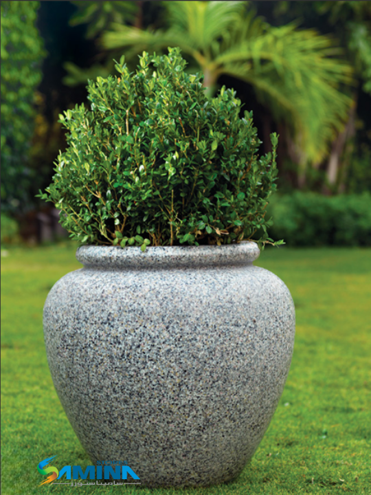 حوض نباتات ديكوري بولي إيثيلين عالي النقاءل VECCHIA– Kanzi Botanics (High Pure Polyethylene)