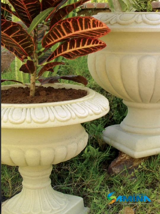 حوض نباتات ديكوري MILO Classic من Kenzi Botanics، مناسب للاستخدام الداخلي والخارجي ومقاوم للعوامل الجوية.