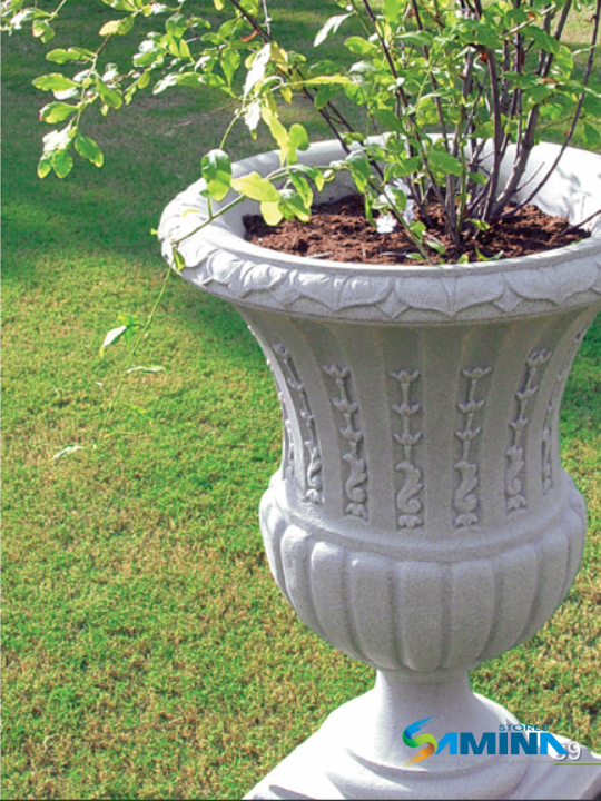  حوض نباتات ديكوري بولي إيثيلين عالي النقاء Togo Classic  Kenzi Botanics