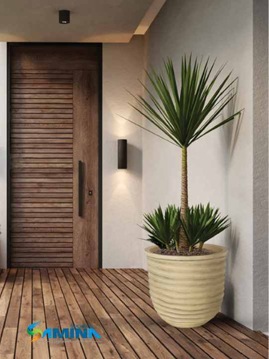 حوض نباتات ديكوري بولي إيثيلين عالي النقاء MANO – Kenzi Botanics (High Pure Polyethylene)