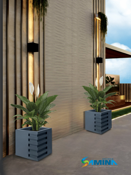 حوض نباتات ديكوري بولي إيثيلين عالي النقاء RIB– Kenzi Botanics (High Pure Polyethylene)