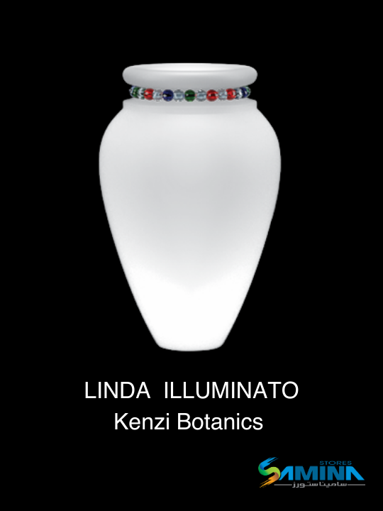 احواض نباتات  مضئ Linda - Illuminata من Kenzi Botanics هو حوض ديكوري فاخر مصنوع من خامة
والتي توفر مزيجًا مثاليًا من المتانة، خفة الوزن، والعمر الافتراضي الطويل.
