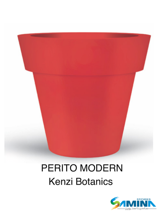 حوض نباتات ديكوري بولي إيثيلين عالي النقاء Perito MODERN– Kenzi Botanics