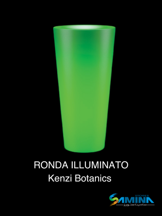 احواض نباتات  مضئ Ronda- illuminata من Kenzi Botanics هو حوض ديكوري فاخر مصنوع من خامة
والتي توفر مزيجًا مثاليًا من المتانة، خفة الوزن، والعمر الافتراضي الطويل.