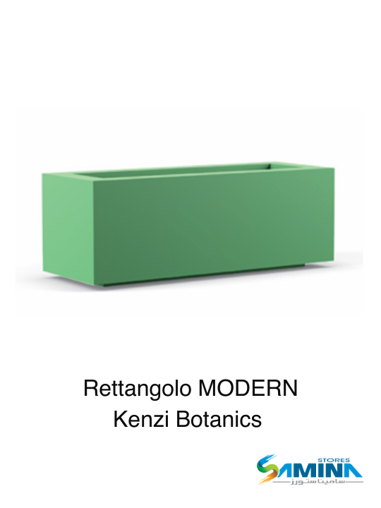 حوض نباتات Rettangolo MODERN  من Kenzi Botanics هو حوض ديكوري فاخر مصنوع من خامة
، والتي توفر مزيجًا مثاليًا من المتانة، خفة الوزن، والعمر الافتراضي الطويل.