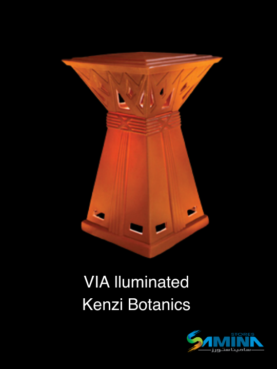 VIA Illuminated – وحدة ديكور مضيئة من بولي إيثيلين عالي النقاء للاستخدام الداخلي والخارجي