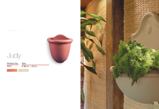 حوض نباتات ديكوري بولي إيثيلين عالي النقاء Judy  Classic  Kenzi Botanics